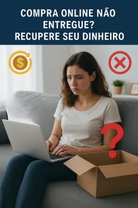 Imagem da notícia Compra Online Não Entregue? Recupere Seu Dinheiro